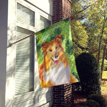 Load image into Gallery viewer, Sheltie St Patrick's Flag Canvas House Size BB9894CHF