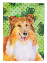 Load image into Gallery viewer, Sheltie St Patrick's Garden Flag - Outdoor Decorative Yard Flag BB9894GF