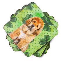 Load image into Gallery viewer, Tibetan Mastiff St Patrick's Foam Coaster  BB9895FC