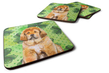 Load image into Gallery viewer, Tibetan Mastiff St Patrick's Foam Coaster  BB9895FC