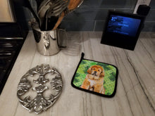Load image into Gallery viewer, Tibetan Mastiff St Patrick's Pot Holders - Set of 2 - Heat-Resistant Kitchen Essentials BB9895PTHD