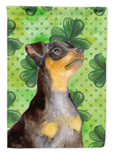 Load image into Gallery viewer, Miniature Pinscher #2 St Patrick's Flag Canvas House Size BB9898CHF
