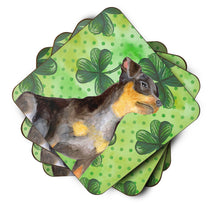 Load image into Gallery viewer, Miniature Pinscher #2 St Patrick's Foam Coaster  BB9898FC