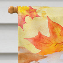 Load image into Gallery viewer, English Bulldog Fall Flag Canvas House Size BB9900CHF