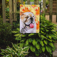 Load image into Gallery viewer, English Bulldog Fall Garden Flag - Outdoor Decorative Yard Flag BB9900GF