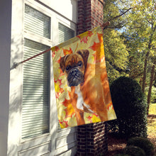 Load image into Gallery viewer, German Boxer Fall Flag Canvas House Size BB9901CHF