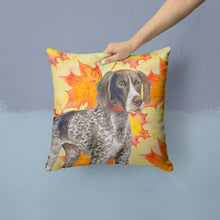 Load image into Gallery viewer, German Shorthaired Pointer Fall Throw Pillow - 14x14 Decorative Pillow – Art for Your Home &amp; Patio BB9902PW1414