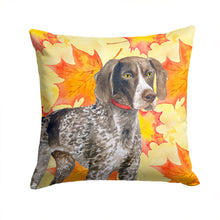 Load image into Gallery viewer, German Shorthaired Pointer Fall Throw Pillow - 14x14 Decorative Pillow – Art for Your Home &amp; Patio BB9902PW1414