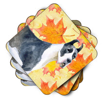 Load image into Gallery viewer, Harlequin Great Dane Fall Foam Coaster  BB9904FC