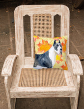 Load image into Gallery viewer, Harlequin Great Dane Fall Fabric Decorative Pillow BB9904PW1818