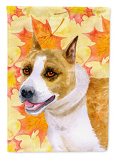 Load image into Gallery viewer, American Staffordshire Fall Flag Canvas House Size BB9905CHF