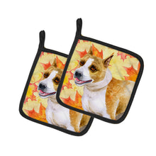 Load image into Gallery viewer, American Staffordshire Fall Pot Holders - Set of 2 - Heat-Resistant Kitchen Essentials BB9905PTHD