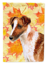 Load image into Gallery viewer, Smooth Fox Terrier Fall Flag Canvas House Size BB9908CHF