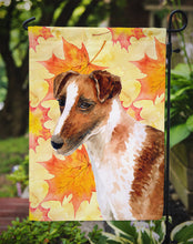Load image into Gallery viewer, Smooth Fox Terrier Fall Garden Flag - Outdoor Decorative Yard Flag BB9908GF