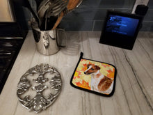 Load image into Gallery viewer, Smooth Fox Terrier Fall Pot Holders - Set of 2 - Heat-Resistant Kitchen Essentials BB9908PTHD