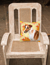 Load image into Gallery viewer, Smooth Fox Terrier Fall Fabric Decorative Pillow BB9908PW1818