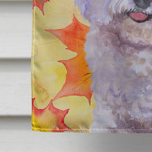 Load image into Gallery viewer, Bichon Frise Fall Flag Canvas House Size BB9909CHF