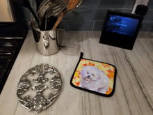 Load image into Gallery viewer, Bichon Frise Fall Pot Holders - Set of 2 - Heat-Resistant Kitchen Essentials BB9909PTHD