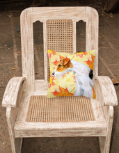 Load image into Gallery viewer, Fox Terrier Fall Fabric Decorative Pillow BB9911PW1818