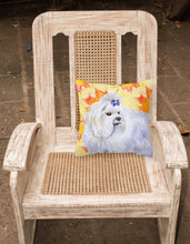 Load image into Gallery viewer, Maltese Fall Fabric Decorative Pillow BB9912PW1818