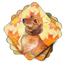 Load image into Gallery viewer, Dachshund Fall Foam Coaster  BB9913FC