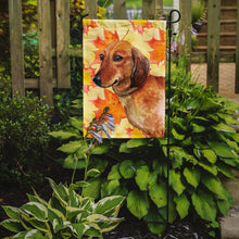 Load image into Gallery viewer, Dachshund Fall Garden Flag - Outdoor Decorative Yard Flag BB9913GF