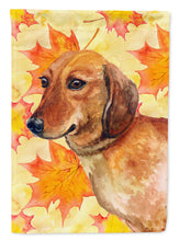 Load image into Gallery viewer, Dachshund Fall Garden Flag - Outdoor Decorative Yard Flag BB9913GF