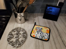 Load image into Gallery viewer, Dalmatian Fall Pot Holders - Set of 2 - Heat-Resistant Kitchen Essentials BB9914PTHD
