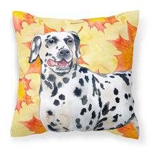 Load image into Gallery viewer, Dalmatian Fall Fabric Decorative Pillow BB9914PW1818