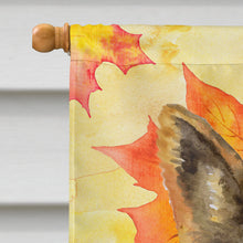 Load image into Gallery viewer, German Shepherd Fall Flag Canvas House Size BB9915CHF