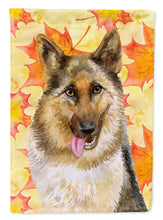 Load image into Gallery viewer, German Shepherd Fall Garden Flag - Outdoor Decorative Yard Flag BB9915GF