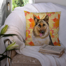 Load image into Gallery viewer, German Shepherd Fall Throw Pillow - 14x14 Decorative Pillow – Art for Your Home &amp; Patio BB9915PW1414