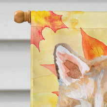 Load image into Gallery viewer, Siberian Husky Fall Flag Canvas House Size BB9916CHF