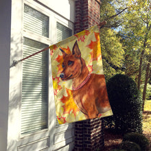 Load image into Gallery viewer, Miniature Pinscher Fall Flag Canvas House Size BB9917CHF