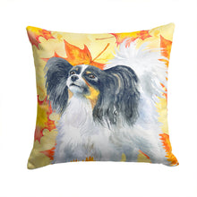 Load image into Gallery viewer, Papillon Fall Throw Pillow - 14x14 Decorative Pillow – Art for Your Home &amp; Patio BB9918PW1414