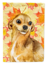 Load image into Gallery viewer, Chihuahua Fall Flag Canvas House Size BB9919CHF