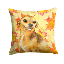 Load image into Gallery viewer, Chihuahua Fall Throw Pillow - 14x14 Decorative Pillow – Art for Your Home &amp; Patio BB9919PW1414