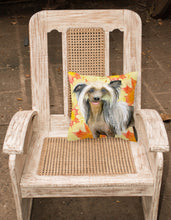 Load image into Gallery viewer, Chinese Crested Fall Fabric Decorative Pillow BB9920PW1818