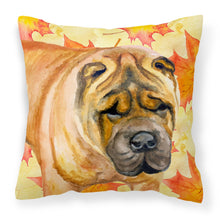 Load image into Gallery viewer, Shar Pei Fall Fabric Decorative Pillow BB9922PW1818