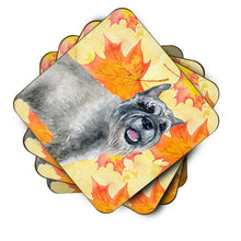 Load image into Gallery viewer, Schnauzer Fall Foam Coaster  BB9923FC