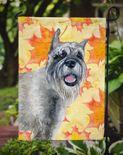 Load image into Gallery viewer, Schnauzer Fall Garden Flag - Outdoor Decorative Yard Flag BB9923GF