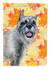 Load image into Gallery viewer, Schnauzer Fall Garden Flag - Outdoor Decorative Yard Flag BB9923GF