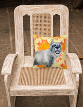 Load image into Gallery viewer, Schnauzer Fall Fabric Decorative Pillow BB9923PW1818