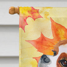 Load image into Gallery viewer, Cavalier Spaniel Fall Flag Canvas House Size BB9924CHF