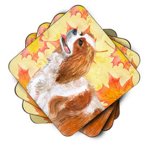 Load image into Gallery viewer, Cavalier Spaniel Fall Foam Coaster  BB9924FC