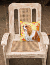 Load image into Gallery viewer, Cavalier Spaniel Fall Fabric Decorative Pillow BB9924PW1818