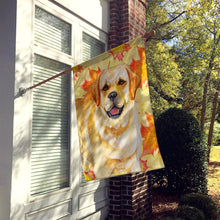 Load image into Gallery viewer, Golden Retriever Fall Flag Canvas House Size BB9925CHF