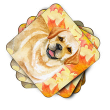 Load image into Gallery viewer, Golden Retriever Fall Foam Coaster  BB9925FC