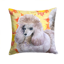 Load image into Gallery viewer, Poodle Fall Throw Pillow - 14x14 Decorative Pillow – Art for Your Home &amp; Patio BB9926PW1414