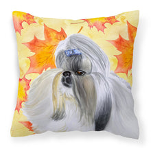 Load image into Gallery viewer, Shih Tzu Fall Fabric Decorative Pillow BB9927PW1818